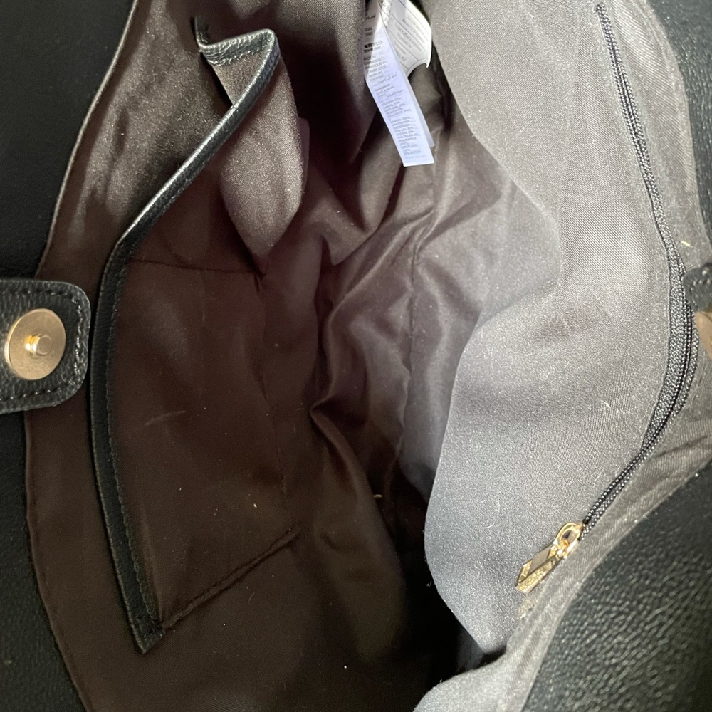 Rachel Zoe Neutral Canvas and Leather Tote - Picture 6 of 11